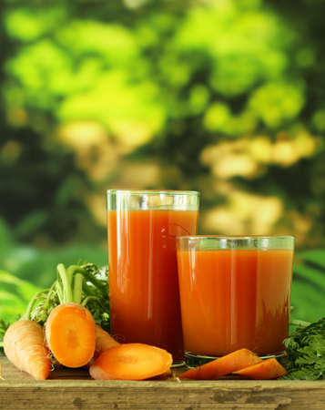 Natural organic carrot fresh juice  healthy foodの写真素材