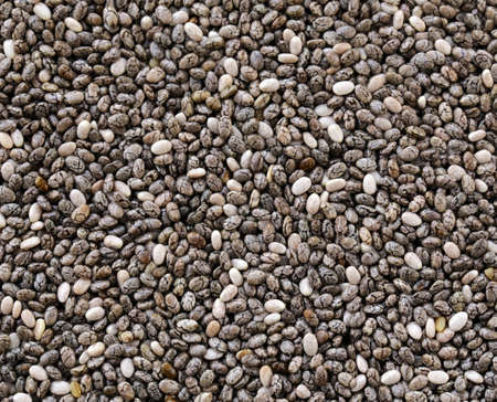 natural organic chia seeds - healthy eating, super food