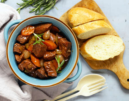 Stew with vegetables hotpotの写真素材
