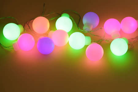 Christmas garlands - bright lights for decoration