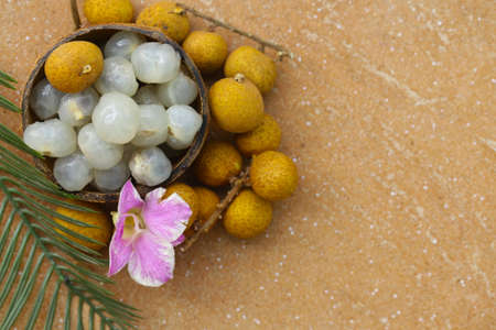 organic tropical fruit litchi