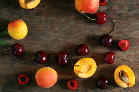 berries assortment of antioxidants and vitamins for a healthy dietの写真素材