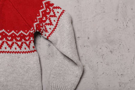 Christmas knitted sweater for the holiday