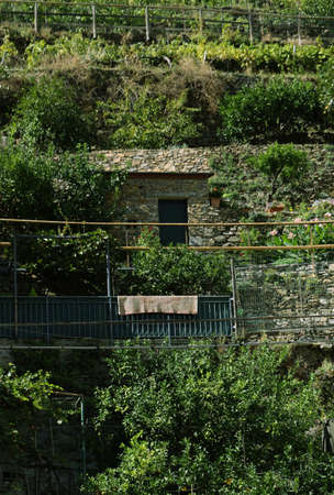 Italian landscapes, architecture and gardens beautiful viewsの写真素材