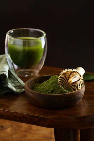 natural organic matcha green tea powder