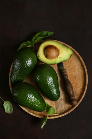 natural organic avocado for a healthy diet