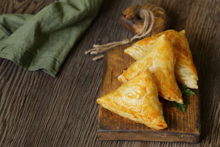 snack samosa fried pies with cheese