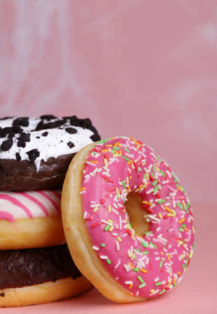 dessert donut with sugar icingの写真素材