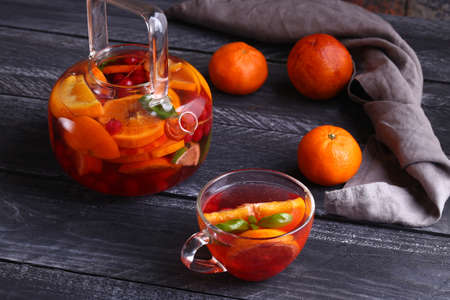 natural organic citrus fruit teaの写真素材