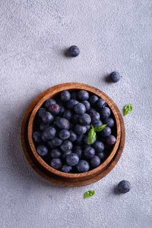 Organic Fresh Ripe Berry Blueberries Antioxidantの写真素材
