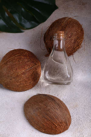 natural coconut oil for healthy foods and cosmetics