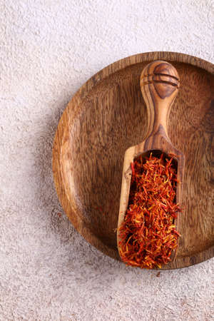 natural organic orange spice saffronの写真素材