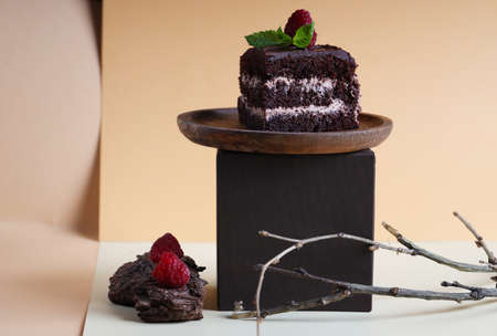 chocolate cake for dessert and treat
