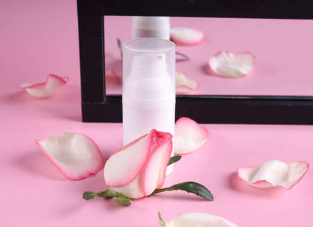 cosmetics still life minimalism modern styleの写真素材