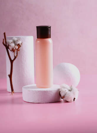 cosmetics still life minimalism modern styleの写真素材