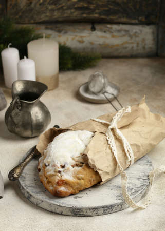 Christmas stollen for treats and decorations