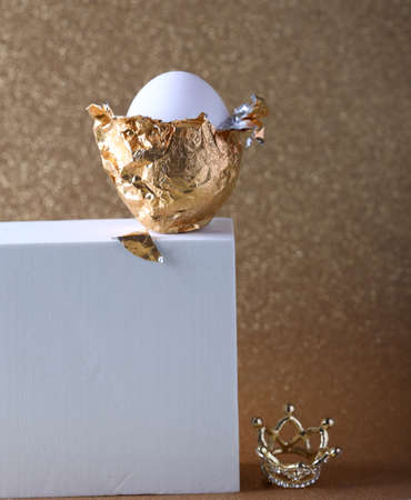 still life egg for decor easterの写真素材