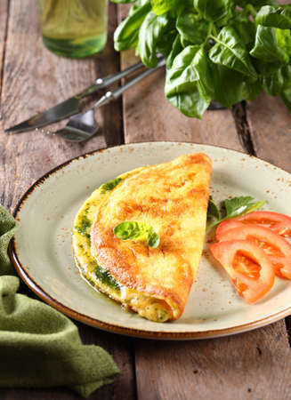breakfast with fried eggs and toast on a plate