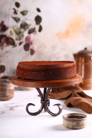 dessert cake sweet pie with berries and butter cream