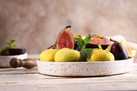 organic ripe figs sweet dessert