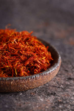 spices organic natural saffron for seasoning foodの写真素材