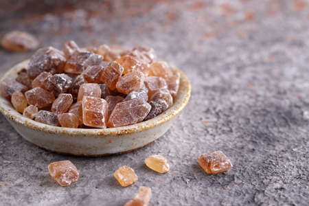 natural organic caramel sugar healthy foodの写真素材