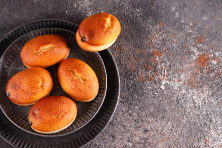 fresh homemade pastry muffins for dessert