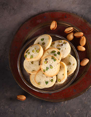 cookies with nuts pistachio sweets