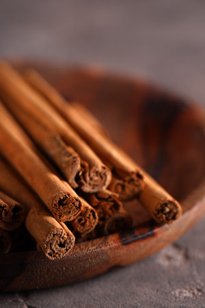 cinnamon spice for desserts and food on the table