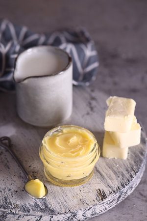 butter ghee, healthy super foodの写真素材