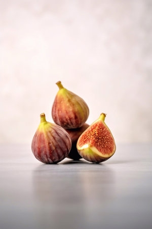 ripe natural organic fruit figsの素材
