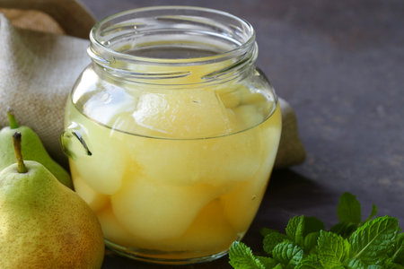 organic pears canned in syrup for dessert