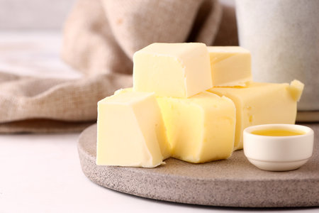 natural organic butter on the table