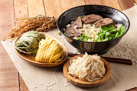 Beef noodlesの写真素材