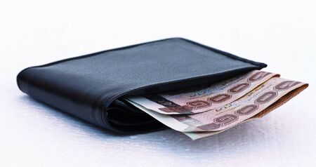 The money of Thailand in pocketの写真素材