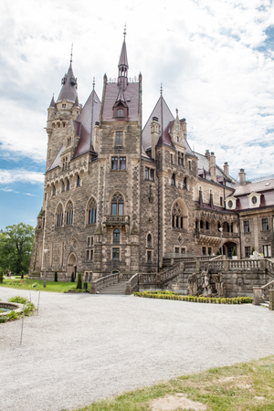 The Moszna Castle is a historic palace located in a small village in Moszna is one of the best known monuments in Upper Silesia.のeditorial素材