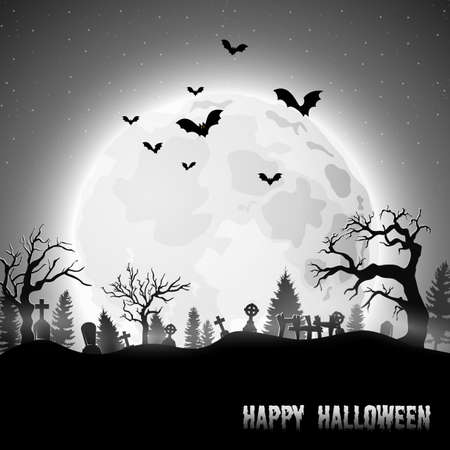 Halloween template designのイラスト素材
