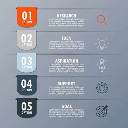 Infographic elements in modern fashionの写真素材