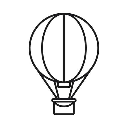 Hot air balloon iconの写真素材