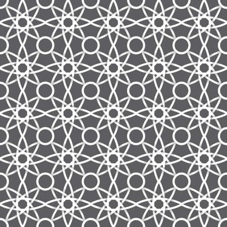 Background with seamless pattern in islamic style