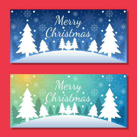 Christmas background card templates. Vector design element. Set of brochure, poster templates. Vector illustrationのイラスト素材