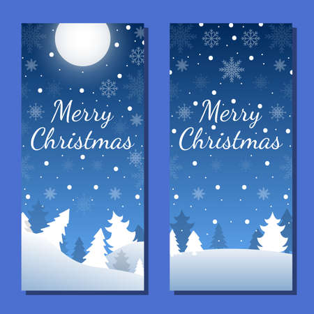 Christmas background card templates. Vector design element. Set of brochure, poster templates. Vector illustrationのイラスト素材