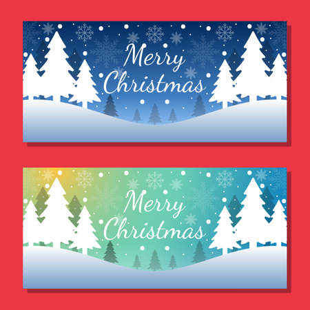 Christmas background card templates. Vector design element. Set of brochure, poster templates. Vector illustrationのイラスト素材