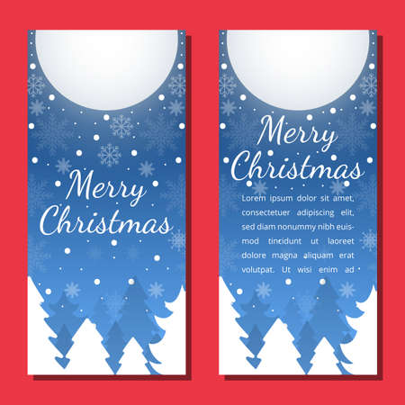 Christmas background card templates. Vector design element. Set of brochure, poster templates. Vector illustrationのイラスト素材