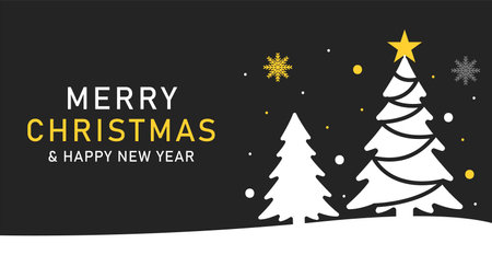 Christmas background card templates. Vector design element. Set of brochure, poster templates. Vector illustrationのイラスト素材