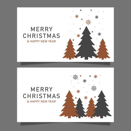 Christmas background card templates. Vector design element. Set of brochure, poster templates. Vector illustrationのイラスト素材