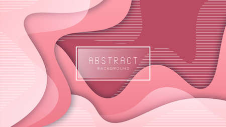 Colorful liquid and geometric background with fluid gradient shapesのイラスト素材