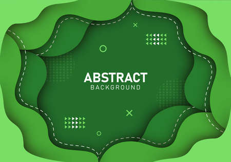 Colorful liquid and geometric background with fluid gradient shapesのイラスト素材