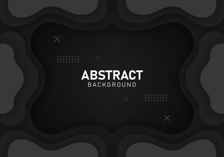 Colorful liquid and geometric background with fluid gradient shapesのイラスト素材