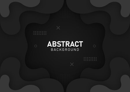 Colorful liquid and geometric background with fluid gradient shapesのイラスト素材